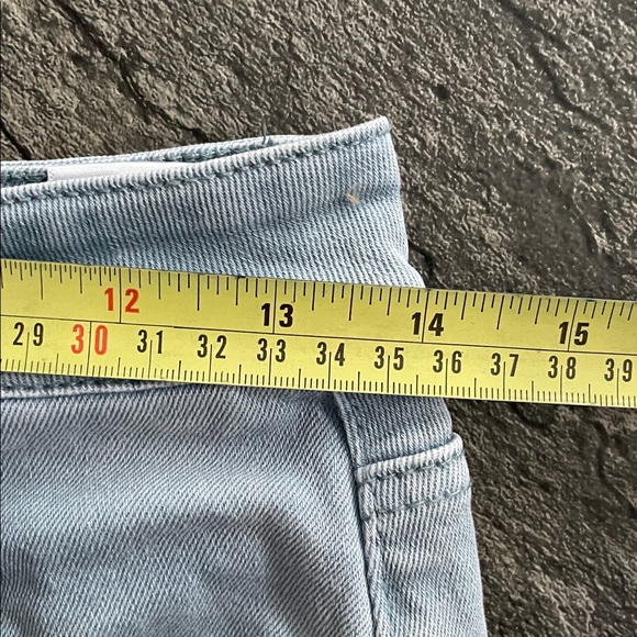 ZENANA Women’s Distressed Light Blue Jean Shorts Sunshine Holiday Indie Grunge - Picture 9 of 10